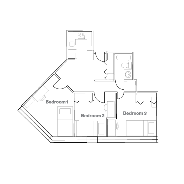 Tang Three Bedroom Floorplan