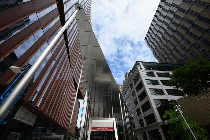 Entrance to Kendall/MIT MBTA Station